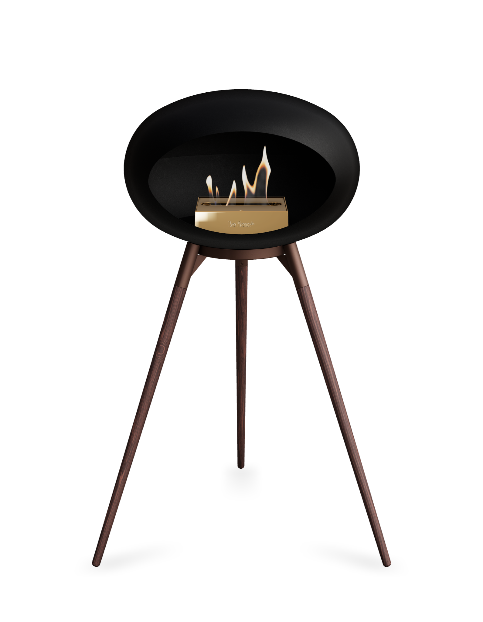 Le Feu Dome Ground High – Freestanding Bioethanol Fireplace (Classic 525)
