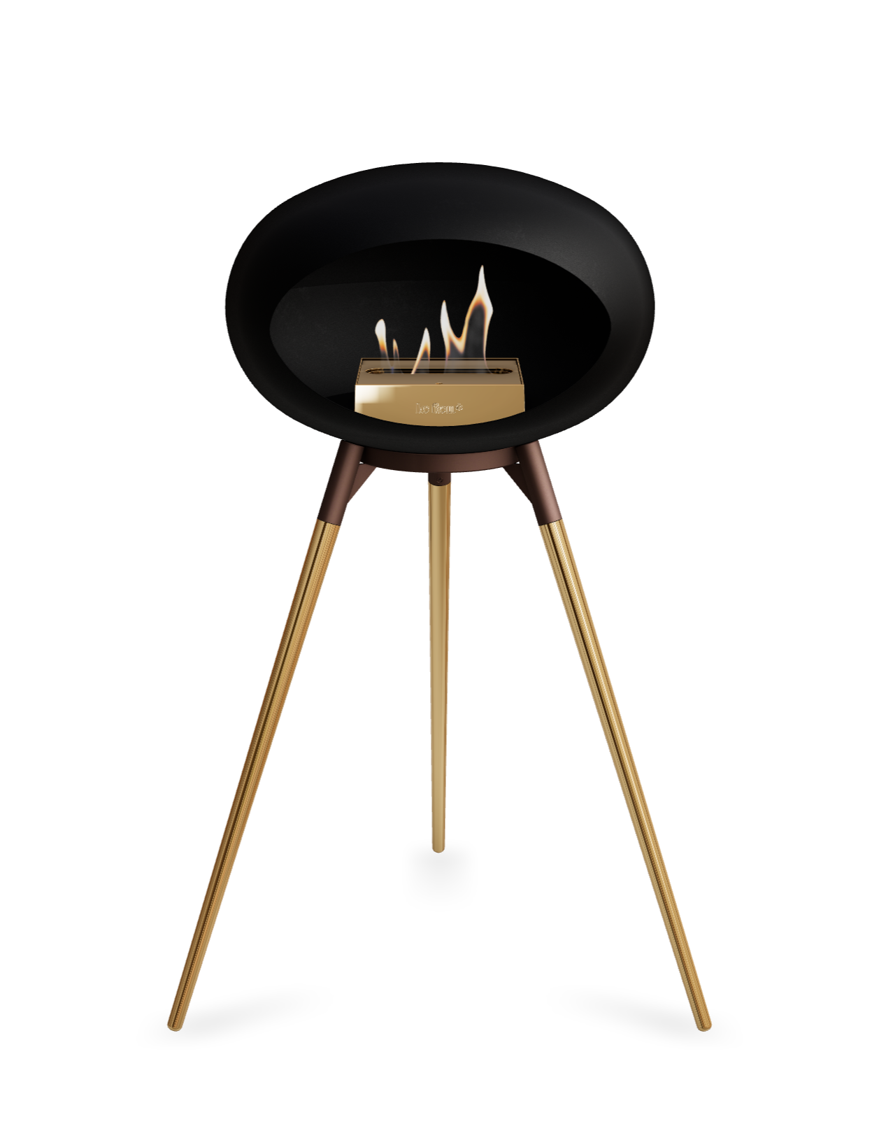 Le Feu Dome Ground High – Freestanding Bioethanol Fireplace (Classic 525)