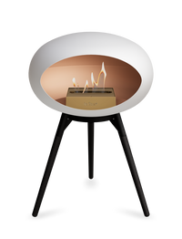 Le Feu Dome Ground Low – Freestanding Bioethanol Fireplace, Classic Size