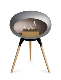 Le Feu Dome Ground Low – Freestanding Bioethanol Fireplace, Classic Size