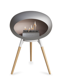 Le Feu Dome Ground Low – Freestanding Bioethanol Fireplace, Classic Size