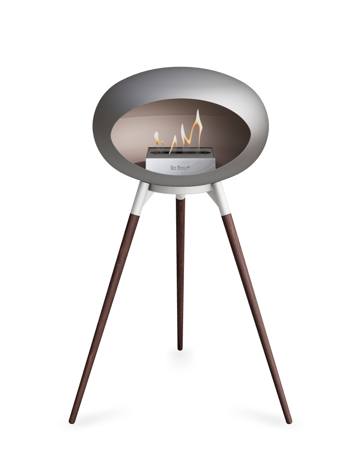 Le Feu Dome Ground High – Freestanding Bioethanol Fireplace (Classic 525)
