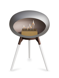 Le Feu Dome Ground Low – Freestanding Bioethanol Fireplace, Classic Size