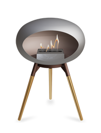Le Feu Dome Ground Low – Freestanding Bioethanol Fireplace, Classic Size
