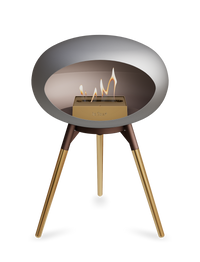 Le Feu Dome Ground Low – Freestanding Bioethanol Fireplace, Classic Size