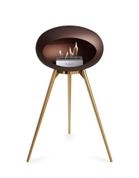 Le Feu Dome Ground High – Freestanding Bioethanol Fireplace (Classic 525)