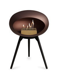 Le Feu Dome Ground Low – Freestanding Bioethanol Fireplace, Classic Size