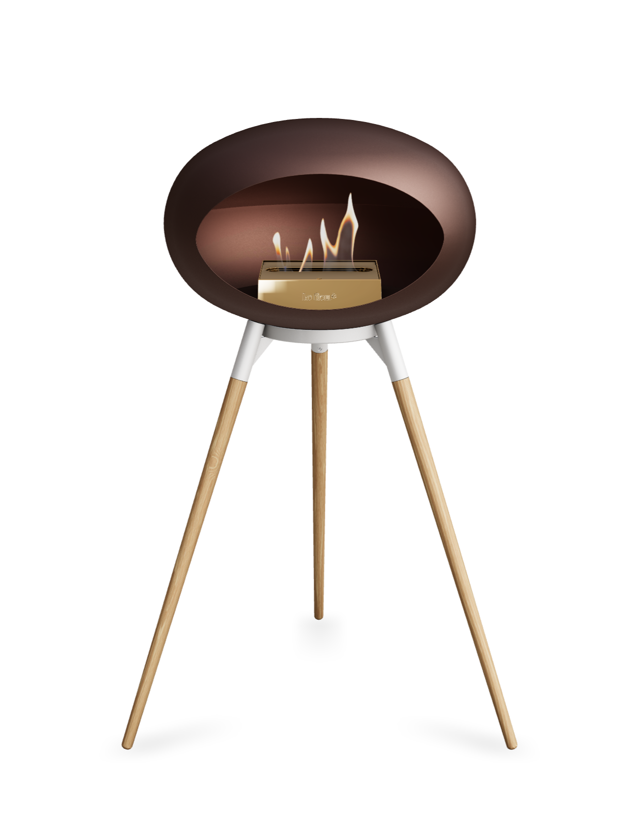 Le Feu Dome Ground High – Freestanding Bioethanol Fireplace (Classic 525)