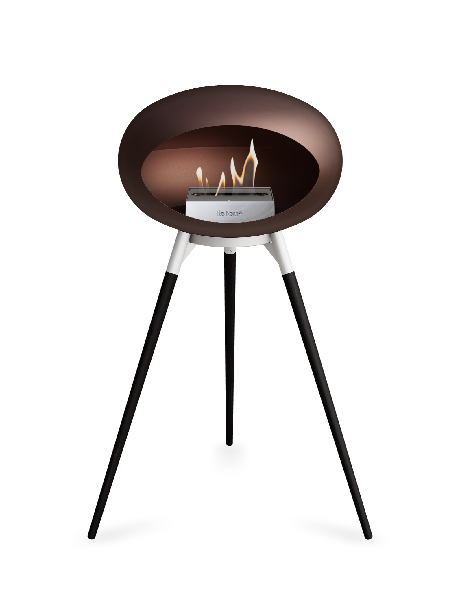 Le Feu Dome Ground High – Freestanding Bioethanol Fireplace (Classic 525)