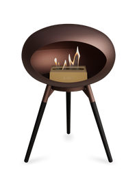 Le Feu Dome Ground Low – Freestanding Bioethanol Fireplace, Classic Size