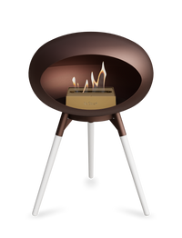 Le Feu Dome Ground Low – Freestanding Bioethanol Fireplace, Classic Size