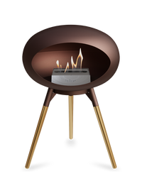 Le Feu Dome Ground Low – Freestanding Bioethanol Fireplace, Classic Size