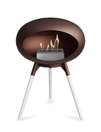 Le Feu Dome Ground Low – Freestanding Bioethanol Fireplace, Classic Size