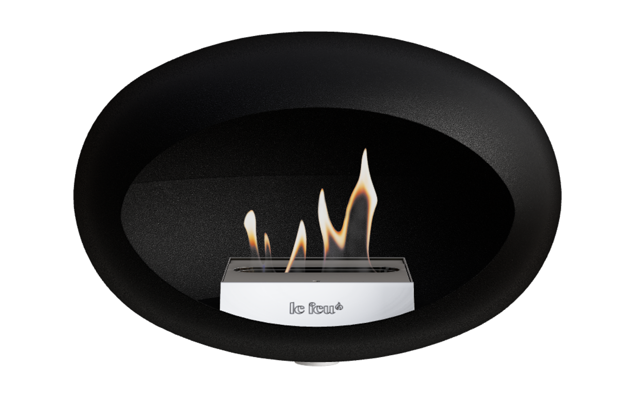 Le Feu Dome Wall – Bioethanol Wall-Mounted Fireplace Classic