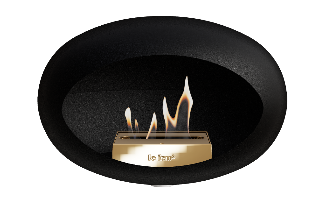 Le Feu Dome Wall – Bioethanol Wall-Mounted Fireplace Classic