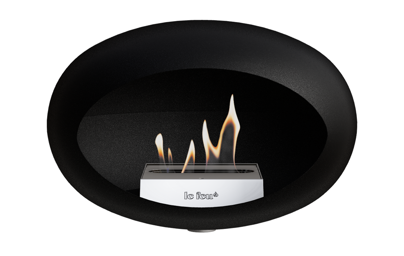 Le Feu Dome Wall – Bioethanol Wall-Mounted Fireplace Classic