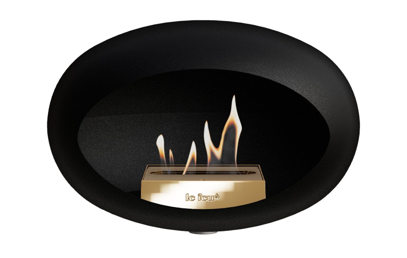 Le Feu Dome Wall – Bioethanol Wall-Mounted Fireplace Classic