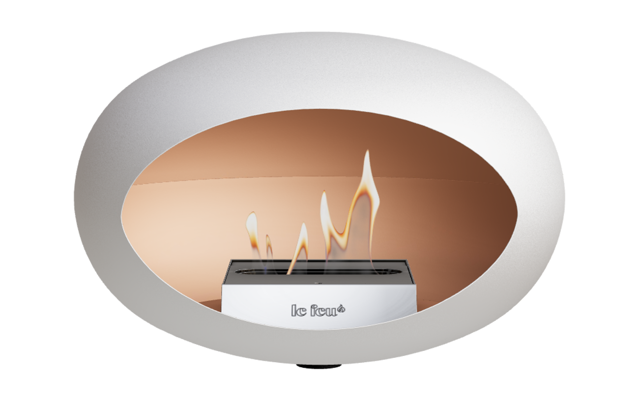 Le Feu Dome Wall – Bioethanol Wall-Mounted Fireplace Classic