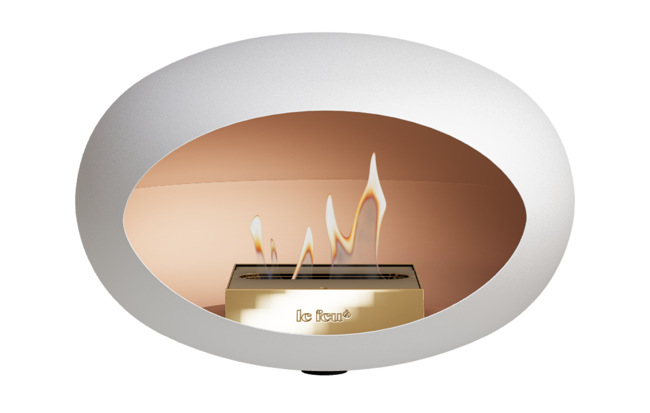 Le Feu Dome Wall – Bioethanol Wall-Mounted Fireplace Classic
