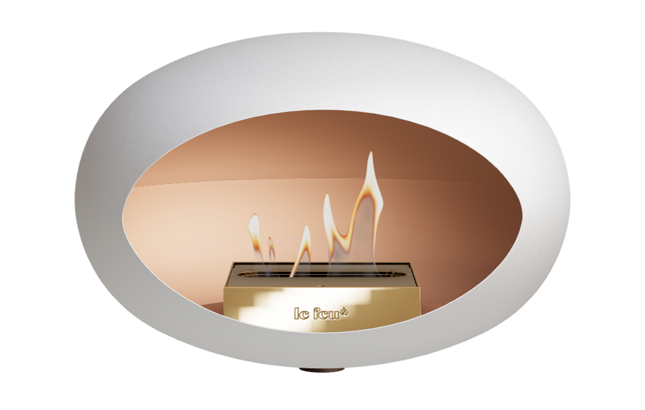Le Feu Dome Wall – Bioethanol Wall-Mounted Fireplace Classic