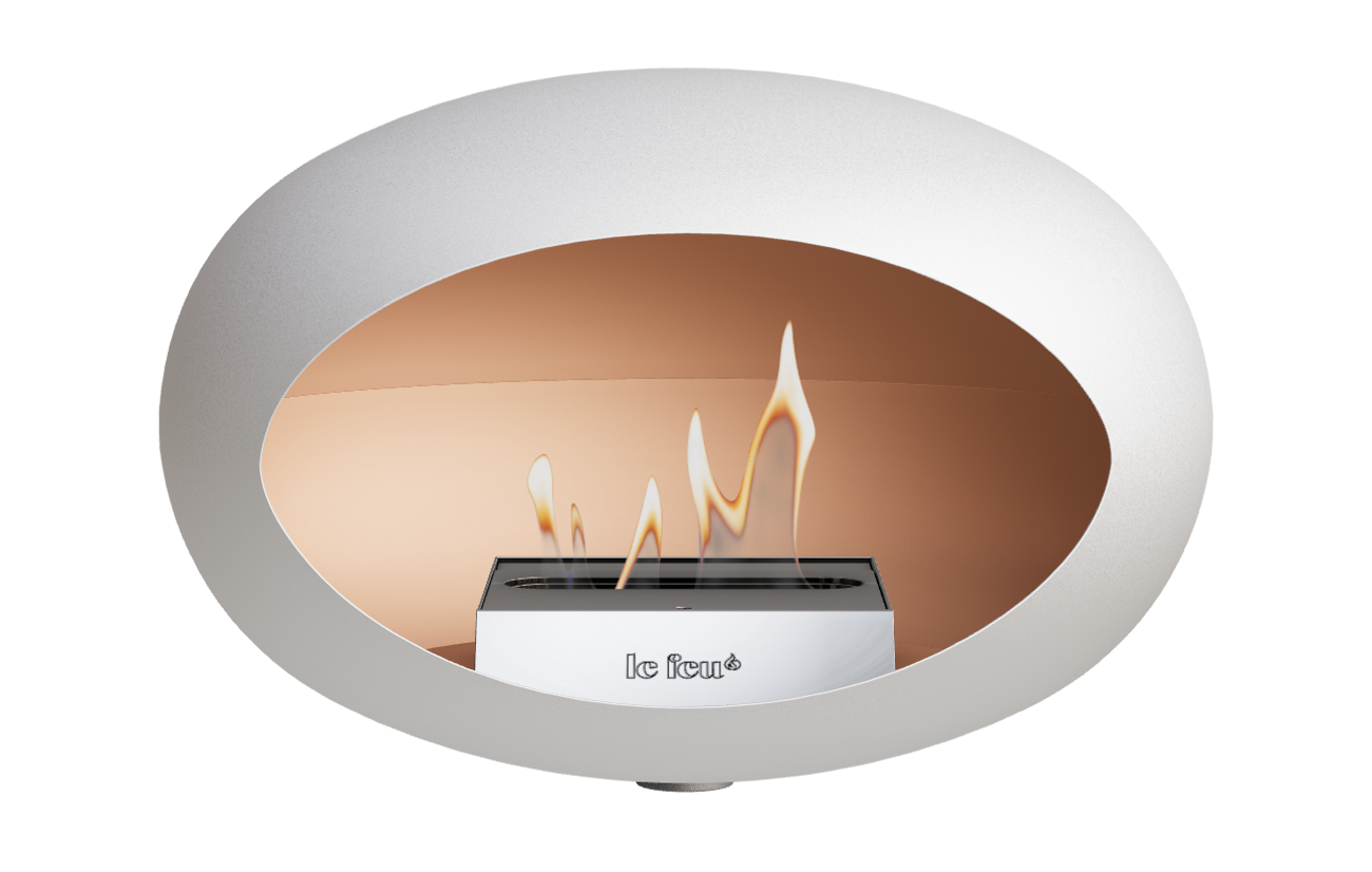 Le Feu Dome Wall – Bioethanol Wall-Mounted Fireplace Classic