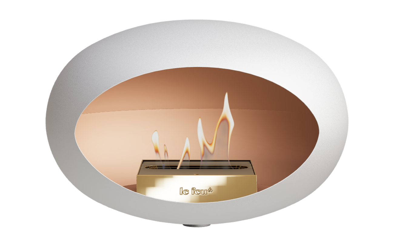 Le Feu Dome Wall – Bioethanol Wall-Mounted Fireplace Classic