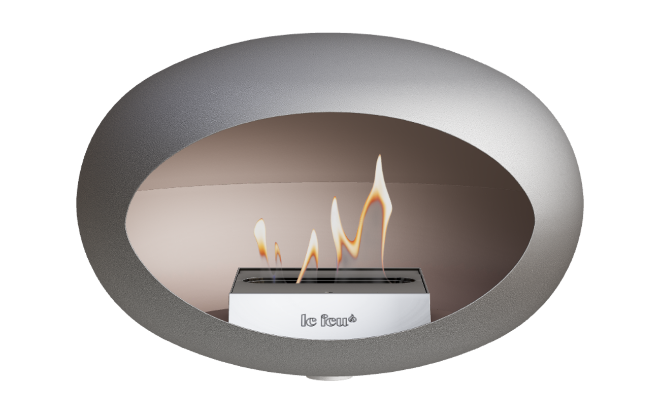 Le Feu Dome Wall – Bioethanol Wall-Mounted Fireplace Classic
