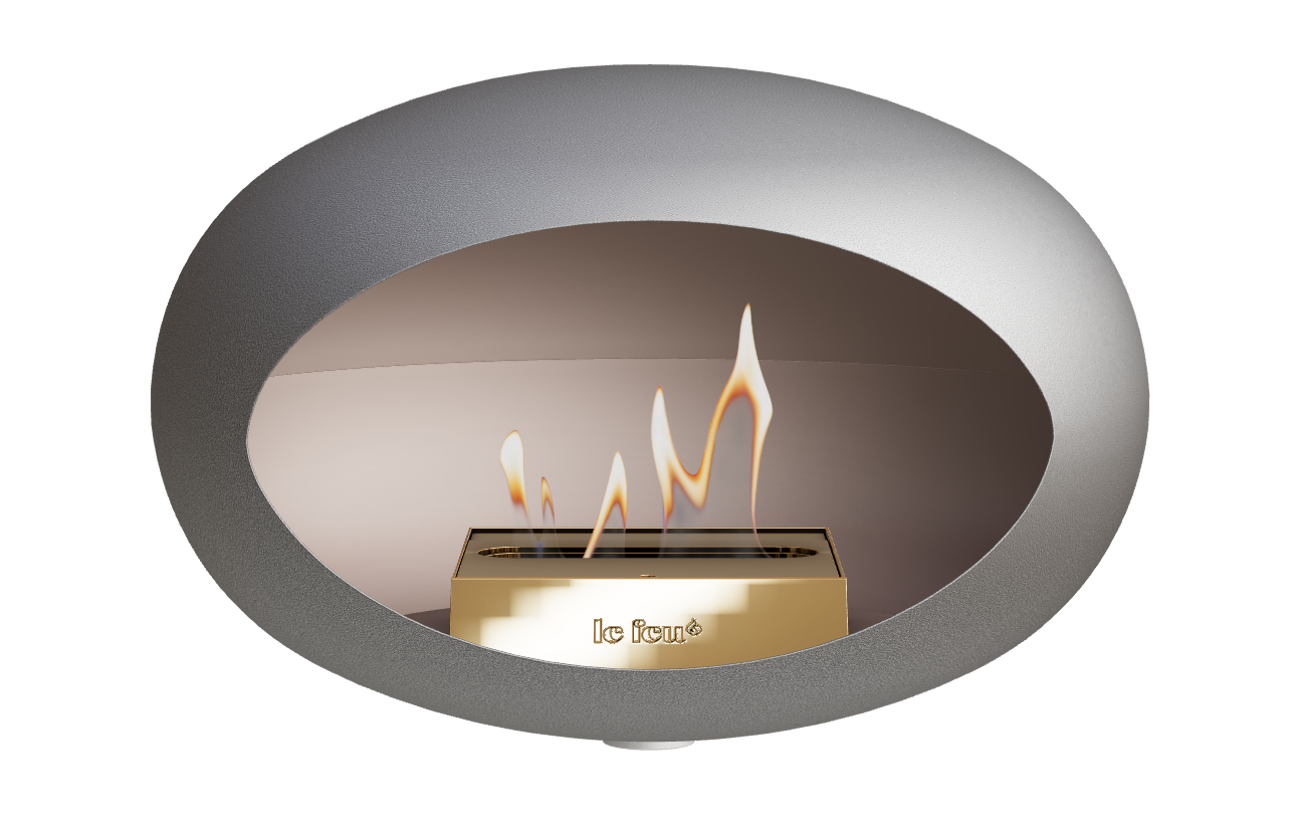 Le Feu Dome Wall – Bioethanol Wall-Mounted Fireplace Classic