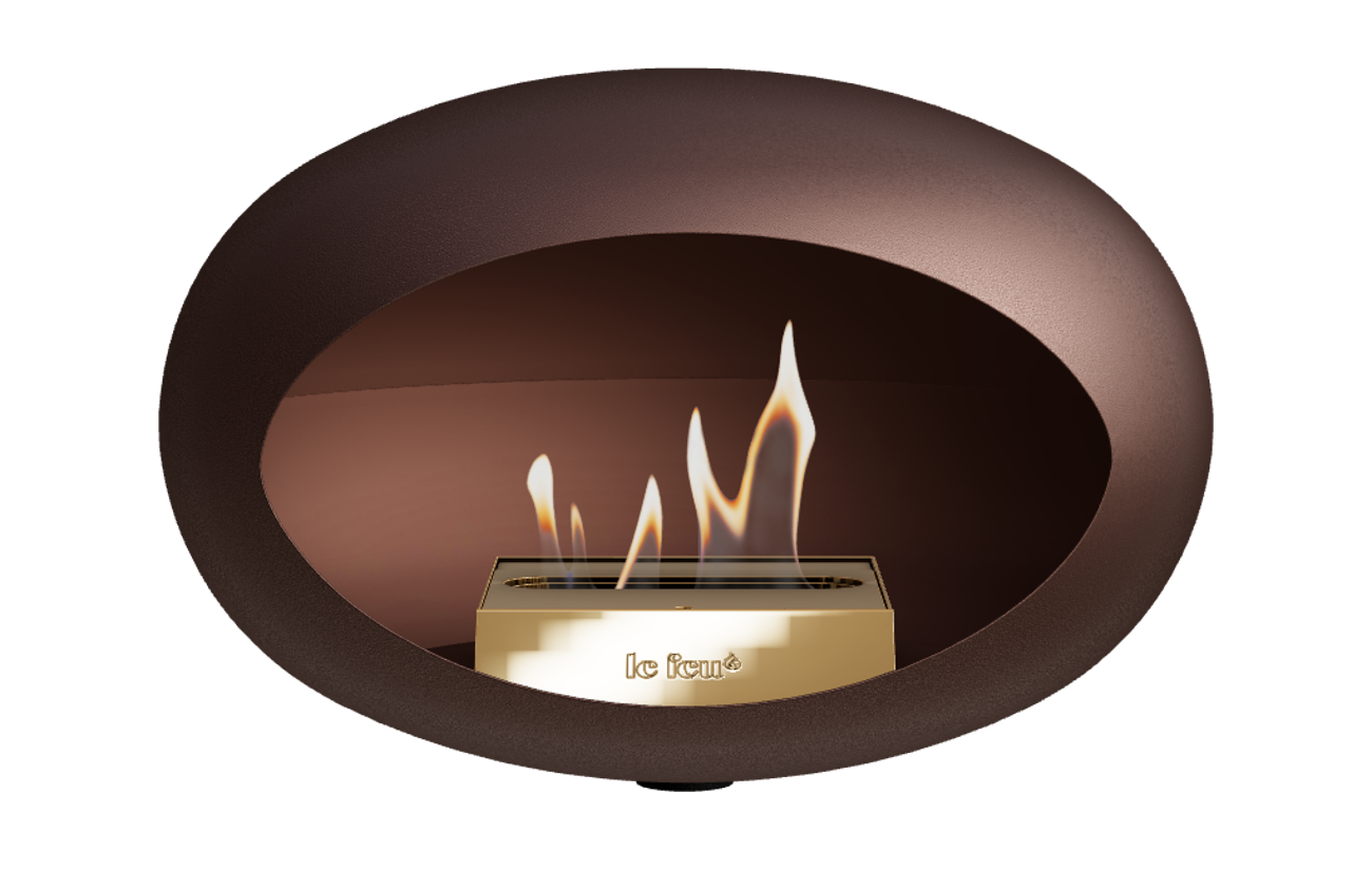 Le Feu Dome Wall – Bioethanol Wall-Mounted Fireplace Classic