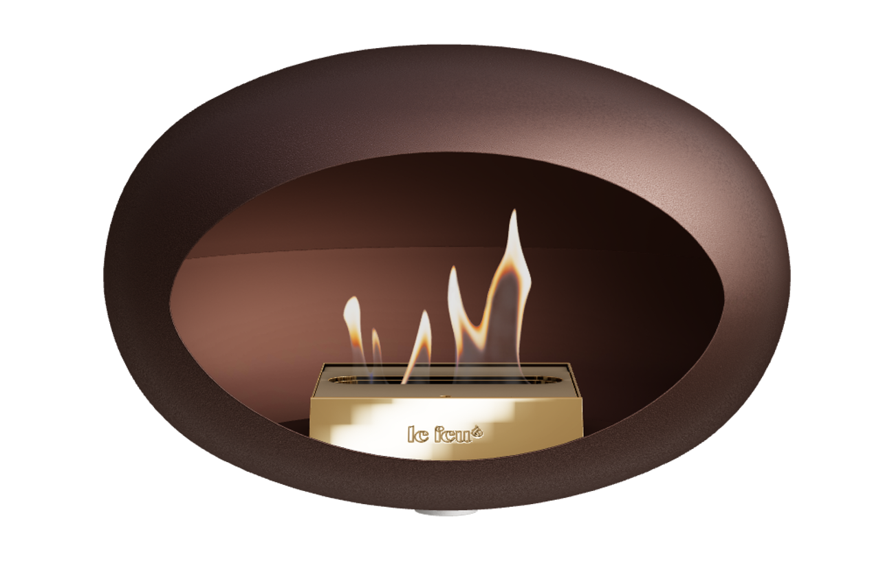 Le Feu Dome Wall – Bioethanol Wall-Mounted Fireplace Classic