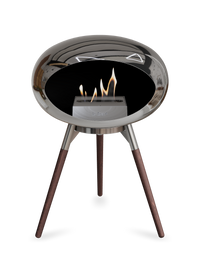 Le Feu Dome Ground Low – Freestanding Bioethanol Fireplace, Classic Size