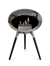 Le Feu Dome Ground Low – Freestanding Bioethanol Fireplace, Classic Size