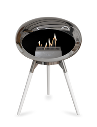 Le Feu Dome Ground Low – Freestanding Bioethanol Fireplace, Classic Size