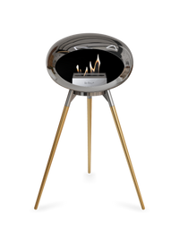 Le Feu Dome Ground High – Freestanding Bioethanol Fireplace (Classic 525)