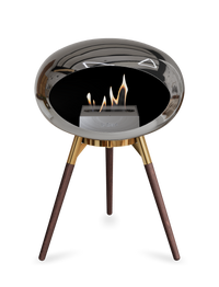 Le Feu Dome Ground Low – Freestanding Bioethanol Fireplace, Classic Size