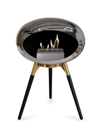 Le Feu Dome Ground Low – Freestanding Bioethanol Fireplace, Classic Size