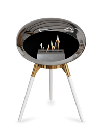 Le Feu Dome Ground Low – Freestanding Bioethanol Fireplace, Classic Size