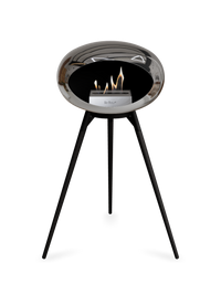 Le Feu Dome Ground High – Freestanding Bioethanol Fireplace (Classic 525)