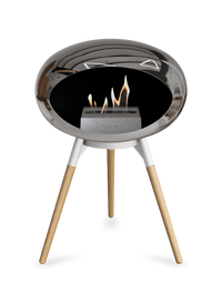 Le Feu Dome Ground Low – Freestanding Bioethanol Fireplace, Classic Size