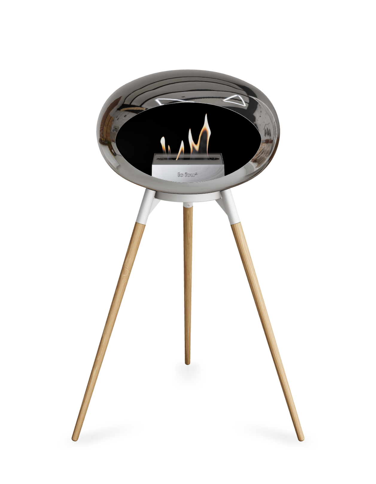 Le Feu Dome Ground High – Freestanding Bioethanol Fireplace (Classic 525)