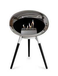 Le Feu Dome Ground Low – Freestanding Bioethanol Fireplace, Classic Size