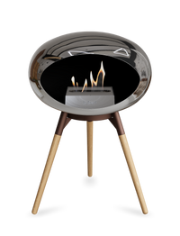 Le Feu Dome Ground Low – Freestanding Bioethanol Fireplace, Classic Size