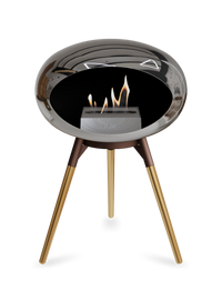 Le Feu Dome Ground Low – Freestanding Bioethanol Fireplace, Classic Size