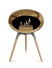 Le Feu Dome Ground Low – Freestanding Bioethanol Fireplace, Classic Size