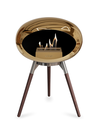 Le Feu Dome Ground Low – Freestanding Bioethanol Fireplace, Classic Size