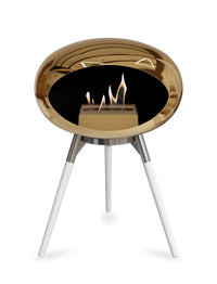Le Feu Dome Ground Low – Freestanding Bioethanol Fireplace, Classic Size