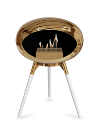 Le Feu Dome Ground Low – Freestanding Bioethanol Fireplace, Classic Size