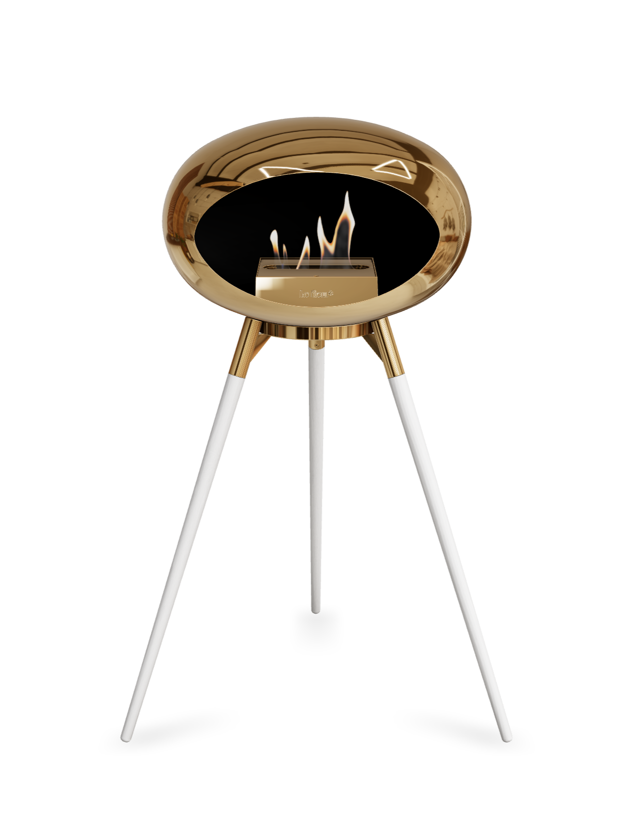 Le Feu Dome Ground High – Freestanding Bioethanol Fireplace (Classic 525)