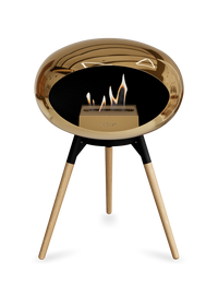 Le Feu Dome Ground Low – Freestanding Bioethanol Fireplace, Classic Size