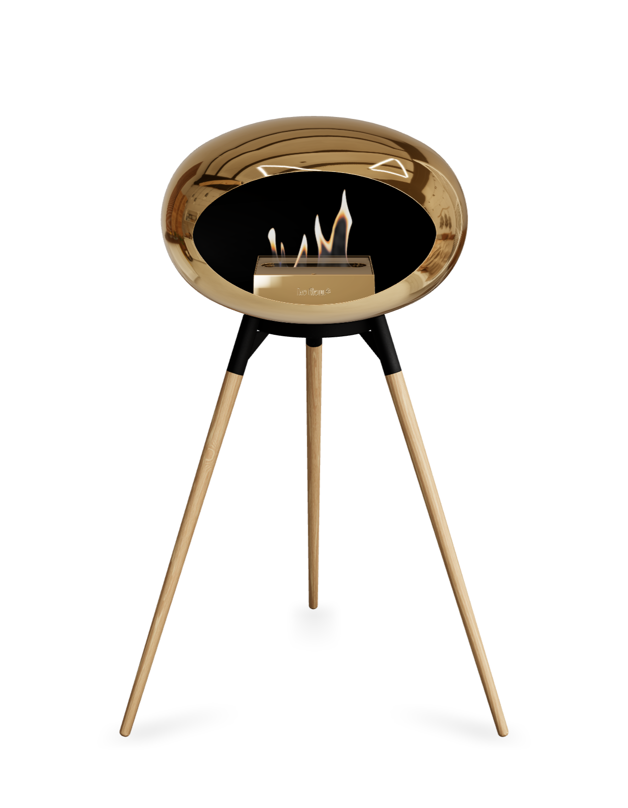 Le Feu Dome Ground High – Freestanding Bioethanol Fireplace (Classic 525)